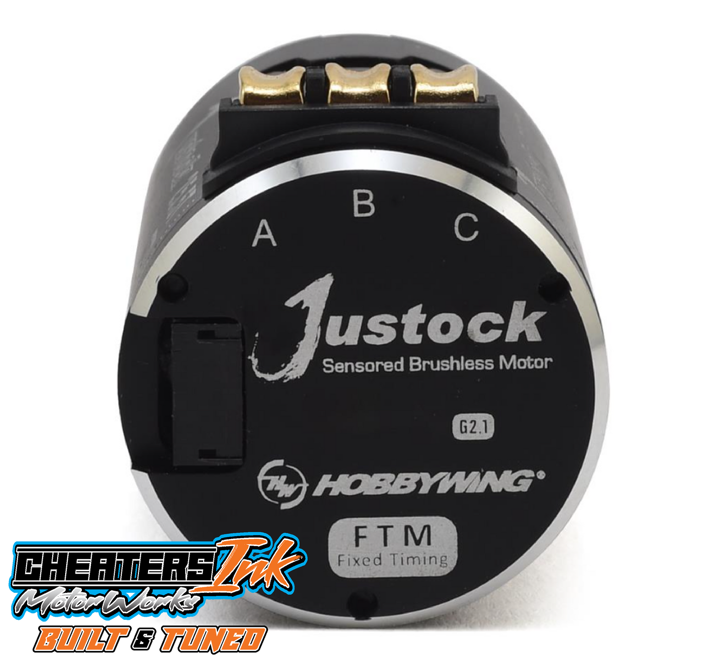 Cheaters Ink Motorworks Tuned Hobbywing Justock 21.5 G2.1 Motor