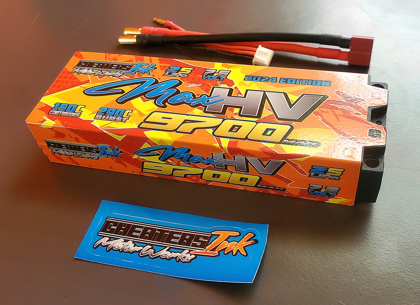 Max HV 9700mAh 7.6v 150C "2024 Edition" 2S LiPo Stick Pack