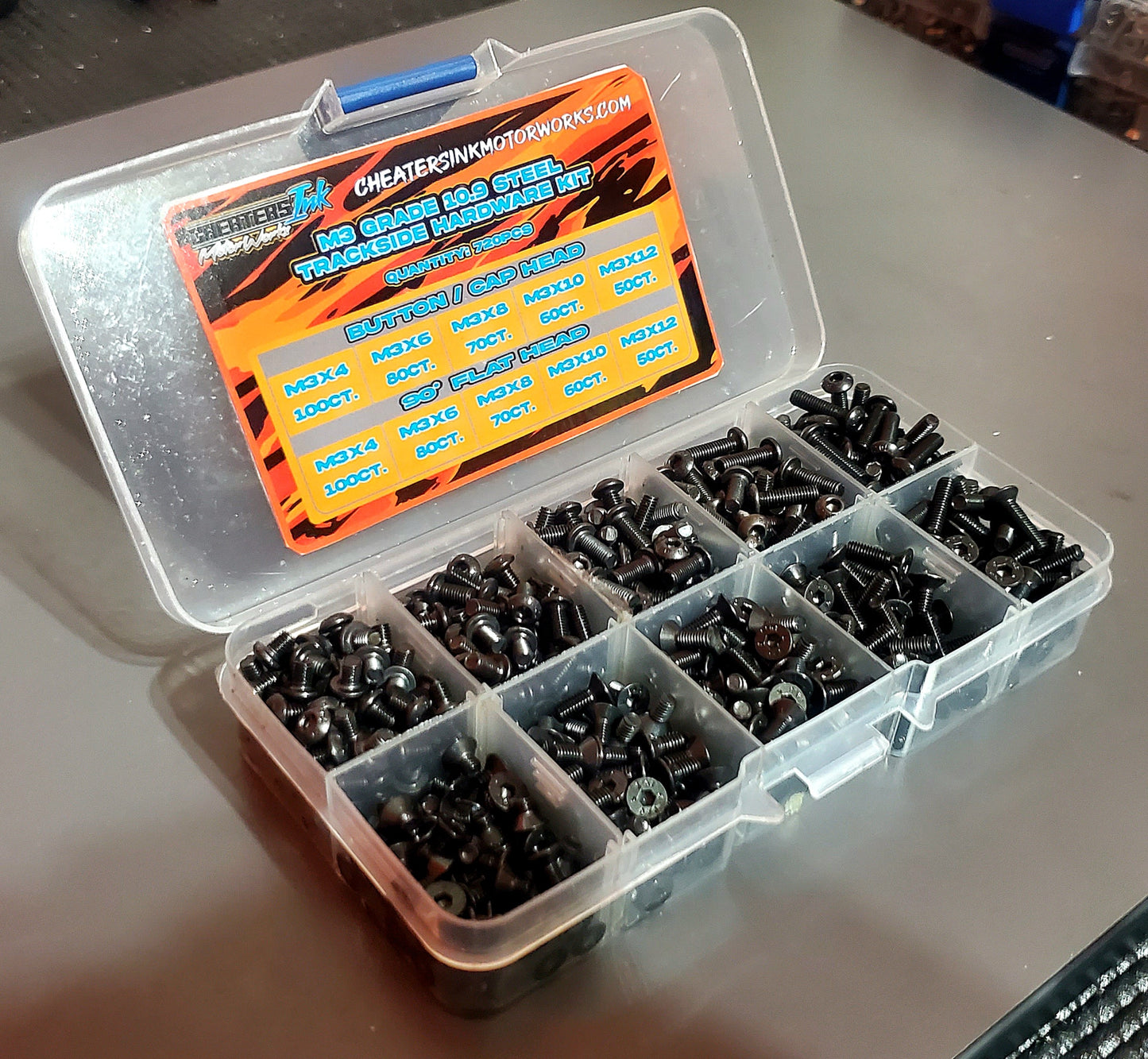 Cheaters Ink M3 Alloy Steel Trackside Hardware Kit