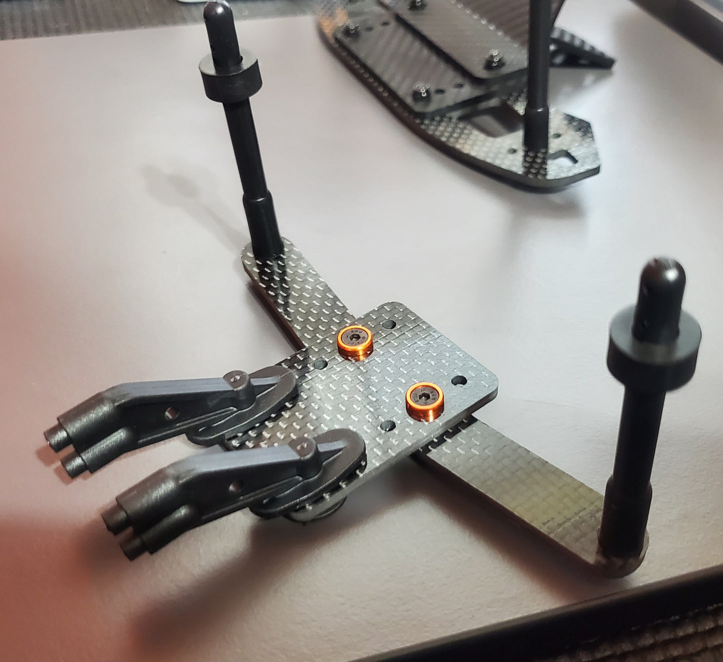 B6 Carbon Fiber Adjustable Bumper Kit:
