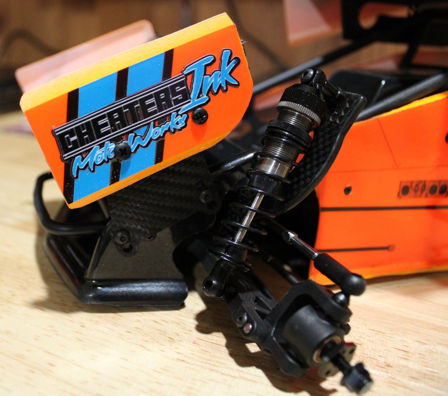 Team GFRP Kydex Carbon Top & Front Wing Mount Kit: