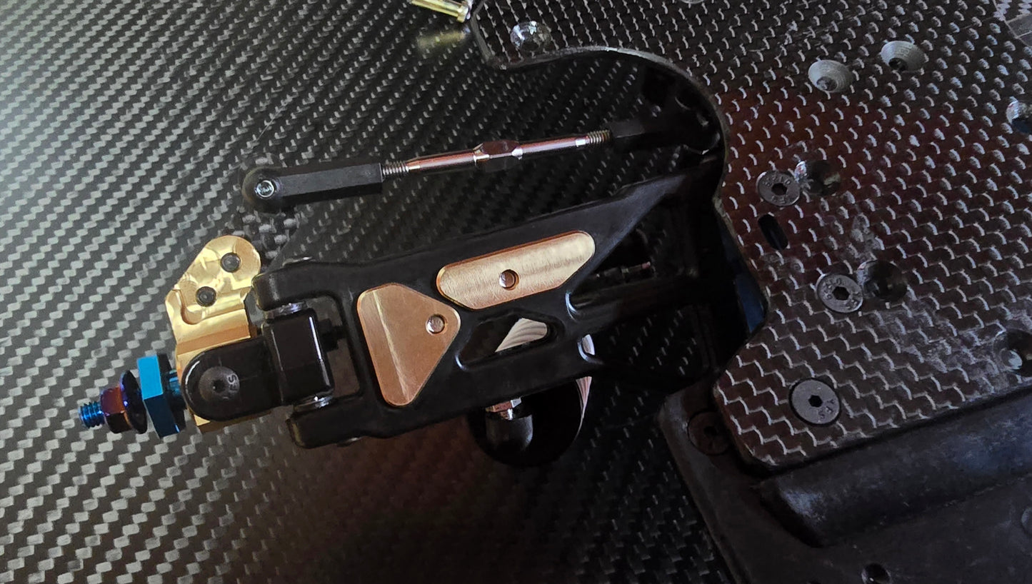 Custom Works Brass Front Arm Weight Inserts