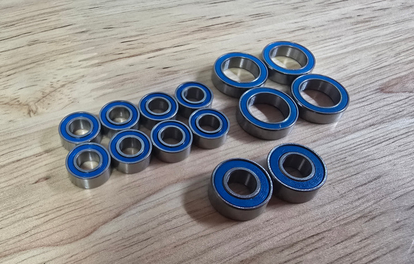 Team GFRP ABEC#3 Rubber Seal Bearing Kit