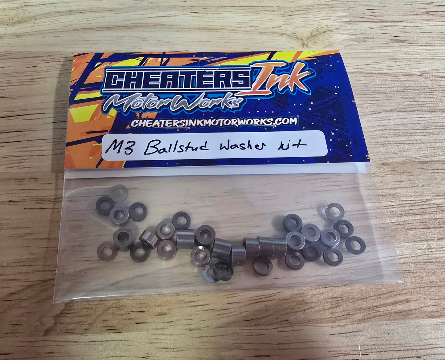 M3 Aluminum Ball Stud Shim Kit