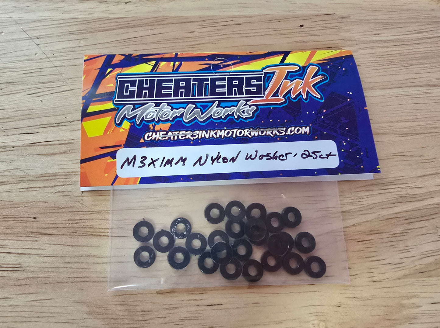 M3x1mm Nylon Washer Kit (25ct)