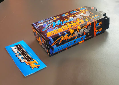 Cheaters Ink Motorworks MaxHV 6600mAh Shorty 2S "New 2024 Edition" 150C / 7.6V LiPo Battery