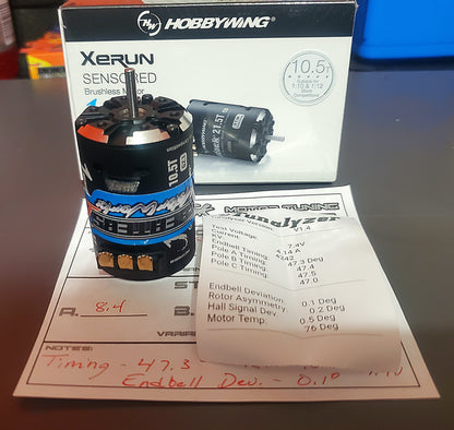 Cheaters Ink Motorworks Tuned Hobbywing Justock 10.5 G2.1 Motor