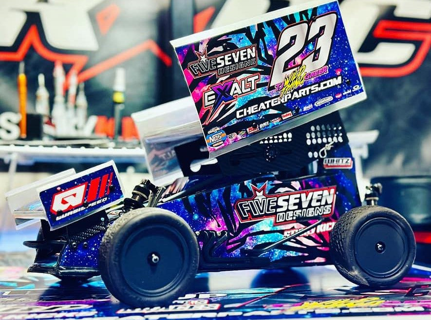 Team GFRP Kydex Carbon Top & Front Wing Mount Kit: