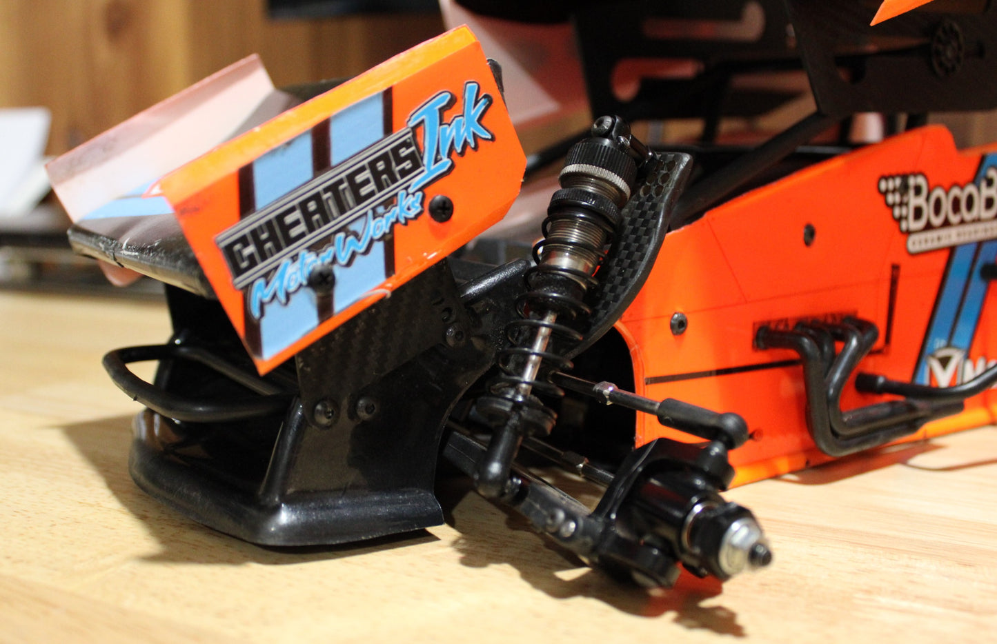 Team GFRP Kydex Carbon Top & Front Wing Mount Kit: