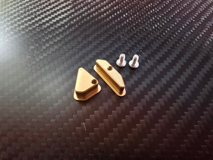 Custom Works Brass Front Arm Weight Inserts
