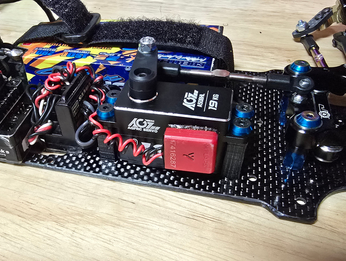 Custom Works M3 Delrin Machined Servo Mounts