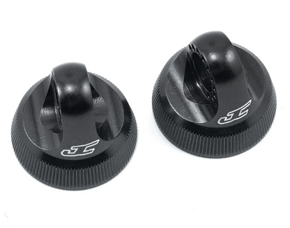 JConcepts Fin Aluminum 12mm V2 Shock Cap (Black)