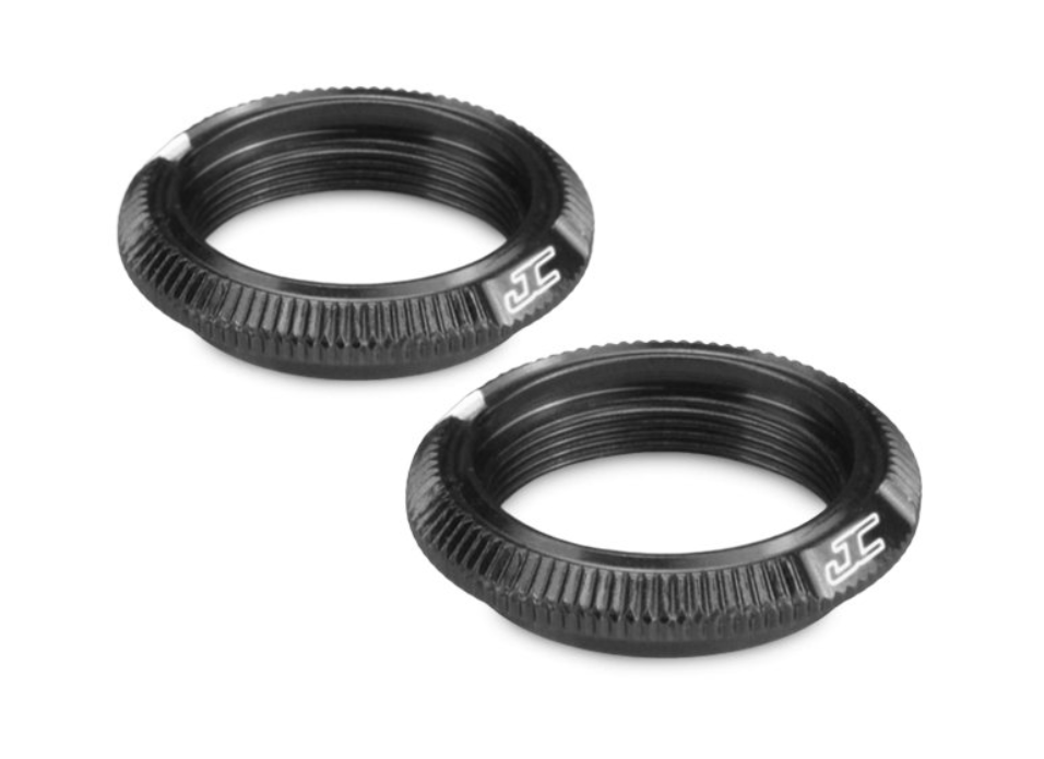 JConcepts Fin Aluminum 12mm Shock Collar (Black)