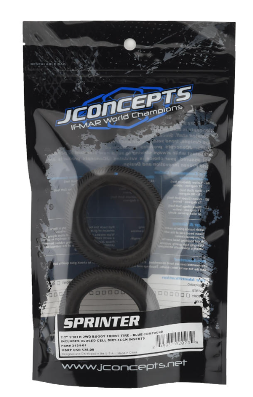 JConcepts Sprinter 2.2" 2WD Front Buggy Dirt Oval Tires