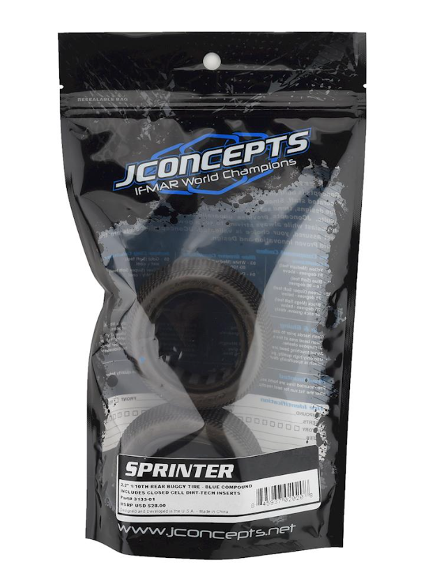 JConcepts Sprinter 2.2" Rear Buggy Dirt Oval Tires