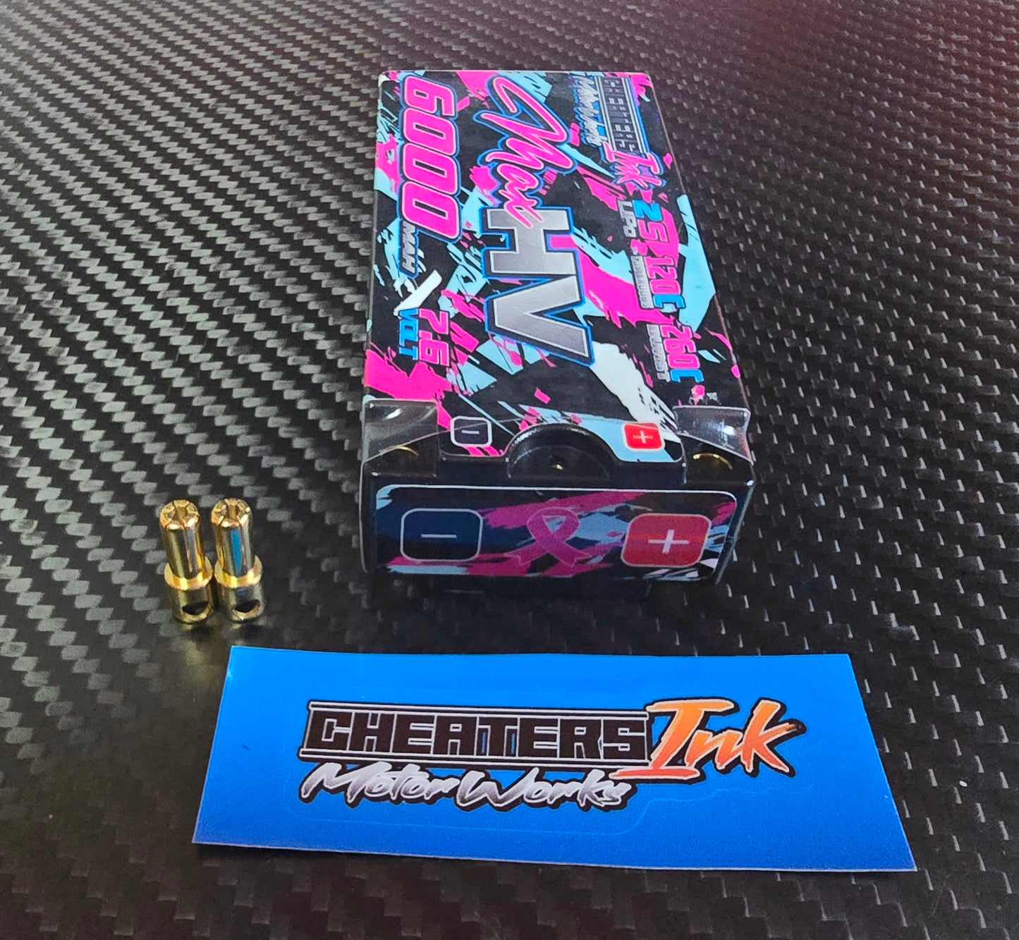 MaxHV 6000mAh 7.6v 120C Shorty 2s LiPo Battery