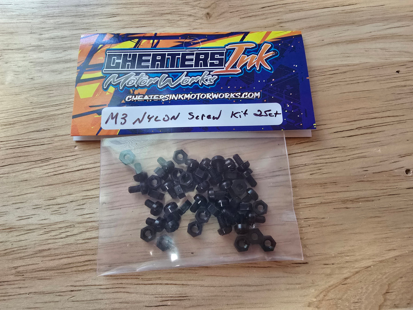 M3 Nylon Body Screw Kit (25pcs)