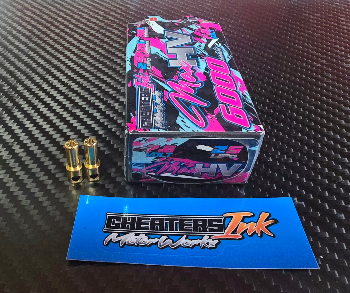 MaxHV 6000mAh 7.6v 120C Shorty 2s LiPo Battery
