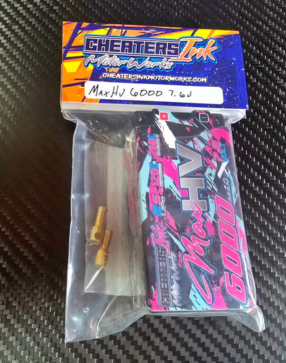 MaxHV 6000mAh 7.6v 120C Shorty 2s LiPo Battery